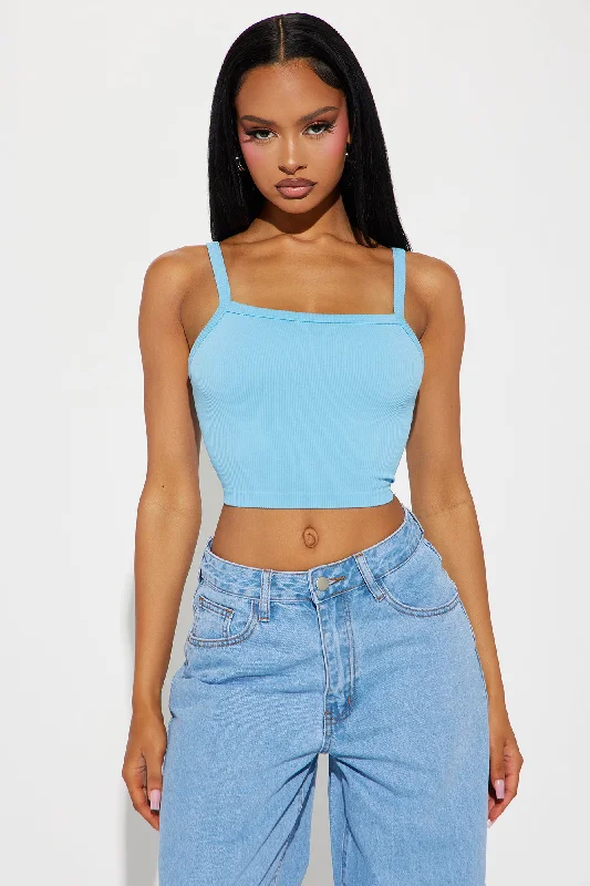 Everyday Cutie Seamless Tank - Blue