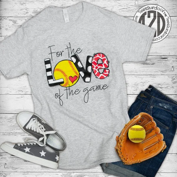 for-the-love-of-the-game-softball-t-shirt