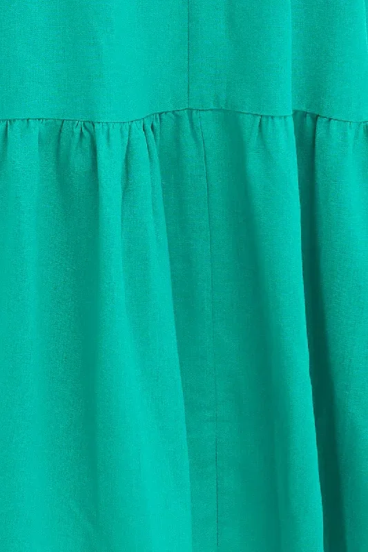 green-maxi-skirt-high-waist-split-tiered-sl9217-33mb-1