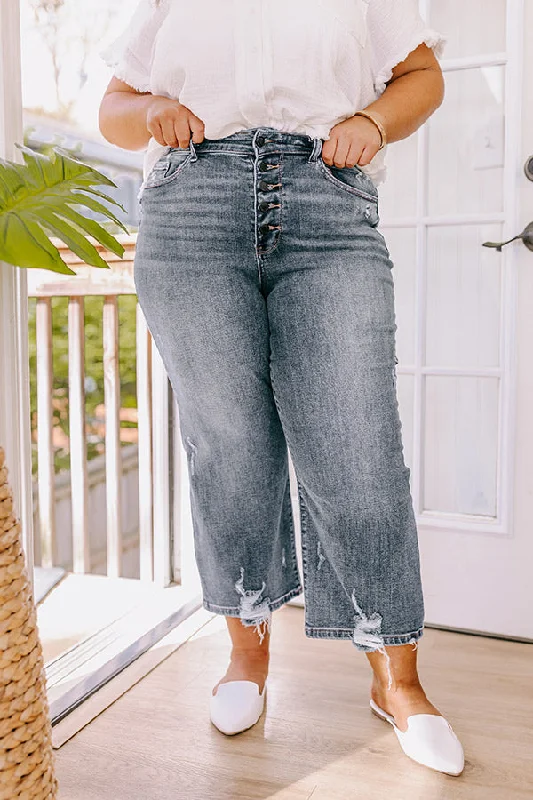 Judy Blue Caroline High Waist Crop Jean Curves