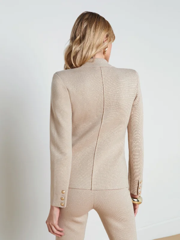 kenzie-metallic-knit-blazer-pale-khaki