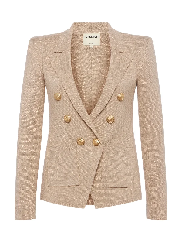 kenzie-metallic-knit-blazer-pale-khaki