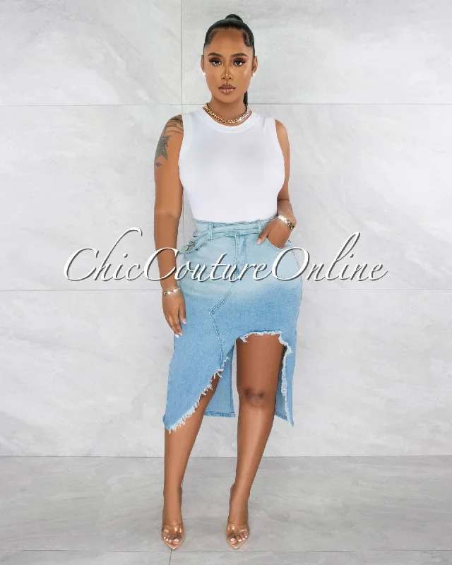 lovy-light-denim-front-slit-distressed-midi-skirt