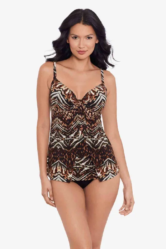 Tribal Tigress Gala Tankini Top