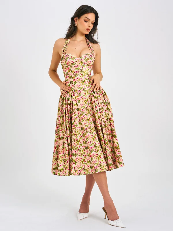 niya-floral-print-linen-halter-corset-maxi-dress