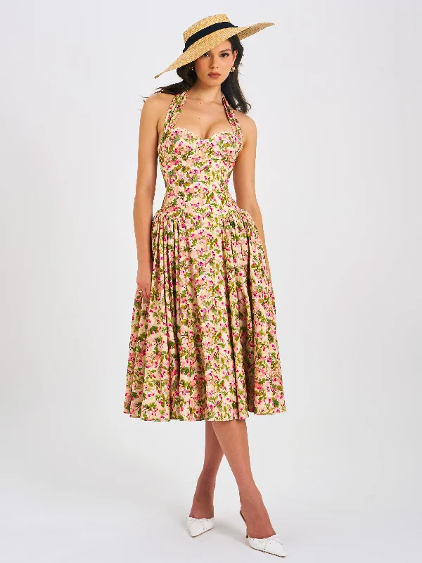 niya-floral-print-linen-halter-corset-maxi-dress