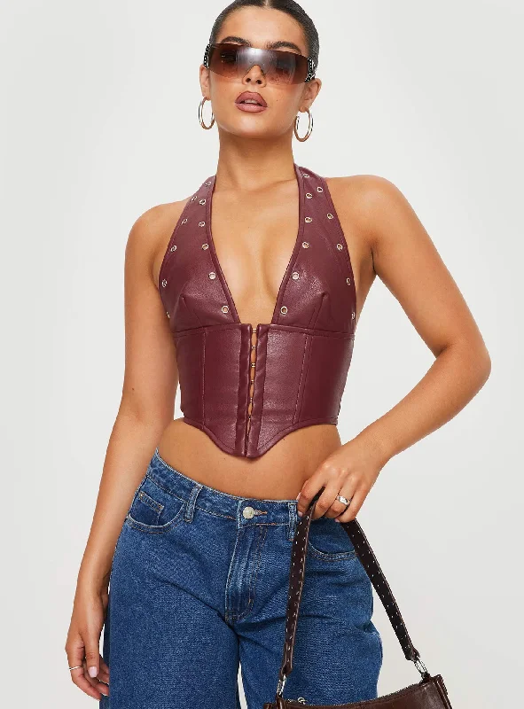 palladia-faux-leather-jordy-corset-burgundy