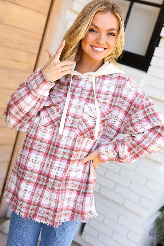 pink-plaid-frayed-hoodie-jacket