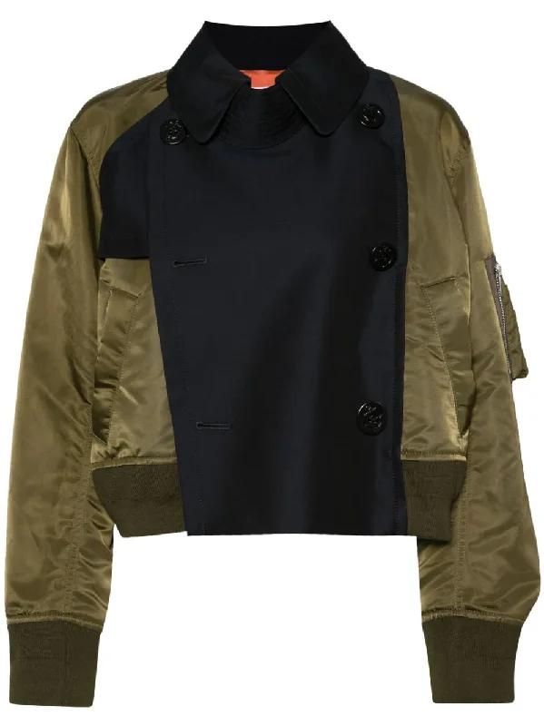 Cotton Gabardine Mix Blouson