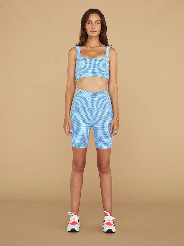 Sparrow Short - Blue Checker