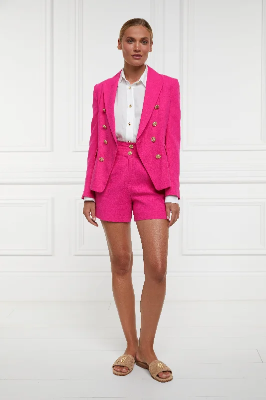 tailored-short-hot-pink-linen