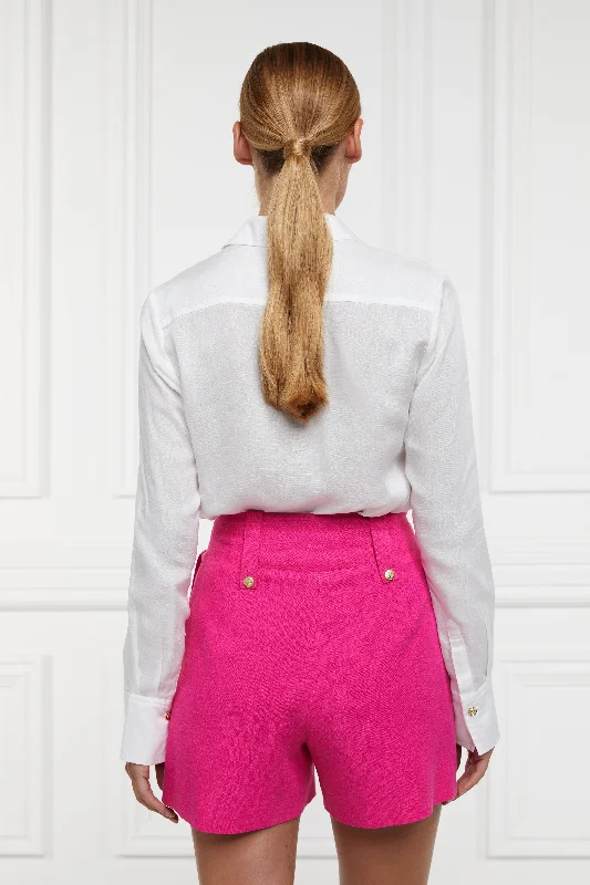 tailored-short-hot-pink-linen