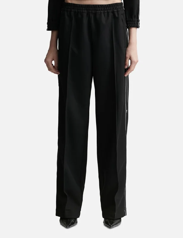 Track Pant With Logo Tape In Pique