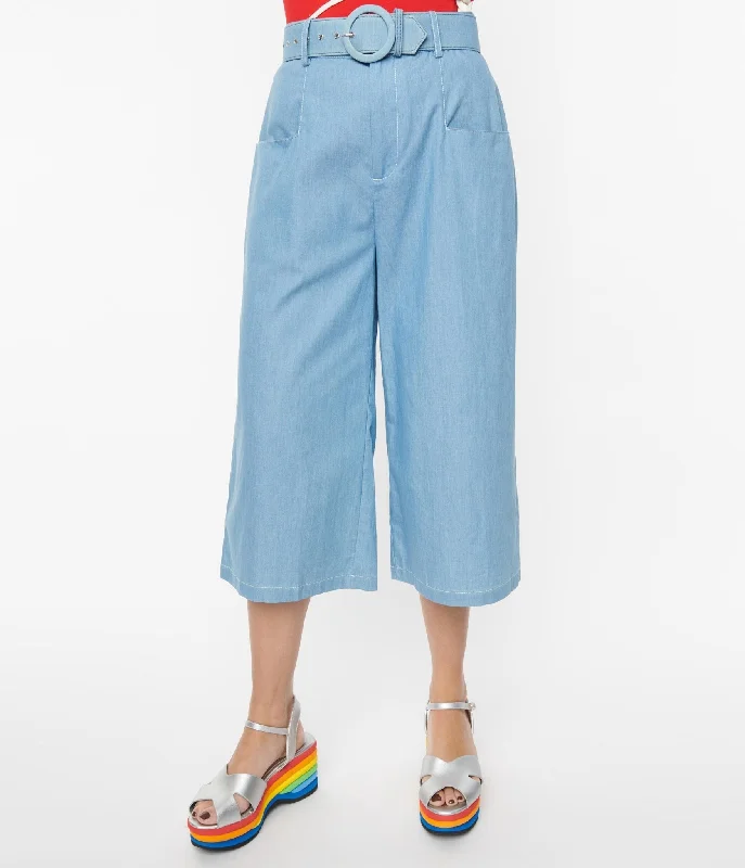 unique-vintage-light-blue-denim-ginger-capri-pants